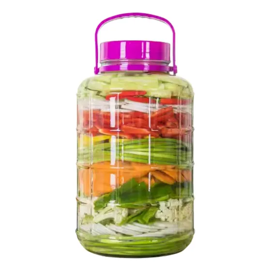 Frasco De Vidrio Escabechero 10 Litros Tarro Conservero Color Violeta