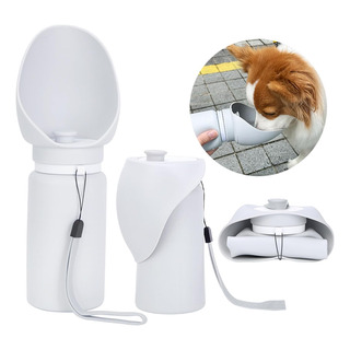 Botella De Agua De Silicona 550ml Para Perros, Fuente Botella De Agua De Silicona 550ml Para Perros, Fuente