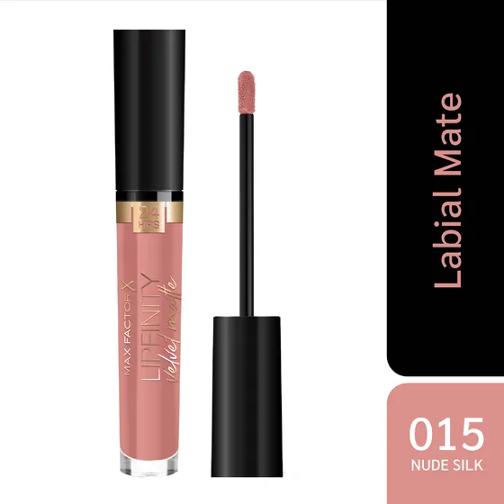 Labial Líquido Max Factor Lipfinity Velvet Matte Nude Silk 015