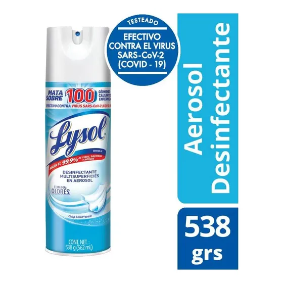 Desinfectante En Spray Lysol 538 G