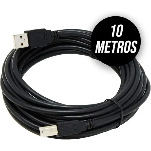Cable USB 2.0 de impresora universal para Epson HP Samsung 10M