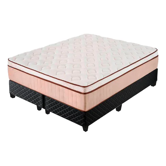 Sommier King Resortes Pocket Y Europillow Alta Densidad