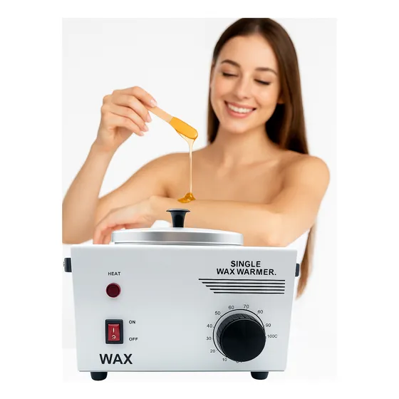 Olla Depilatoria Profesional  500g  Metálica Calentador Cera