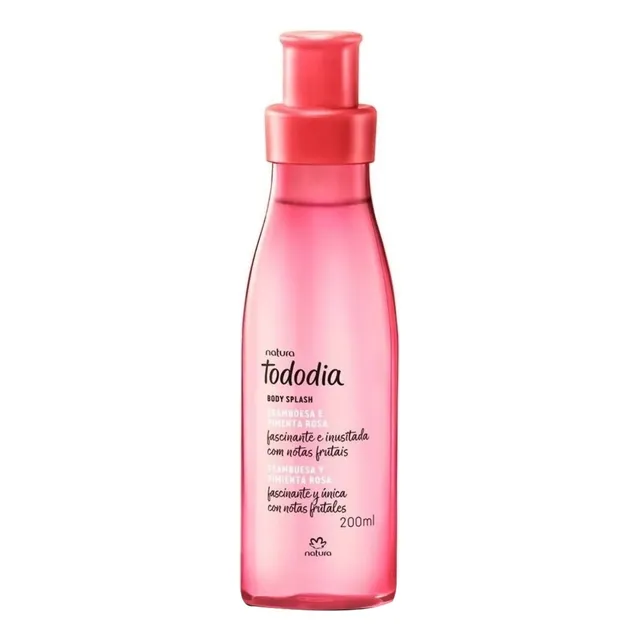 Tododia Frambuesa y pimienta rosa Splash 200ml para mujer