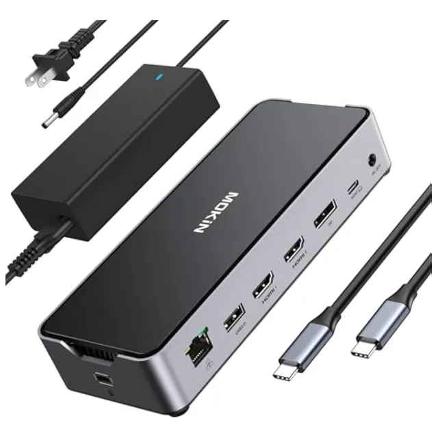 Estación De Acoplamiento Para Portátil Usb C De 8