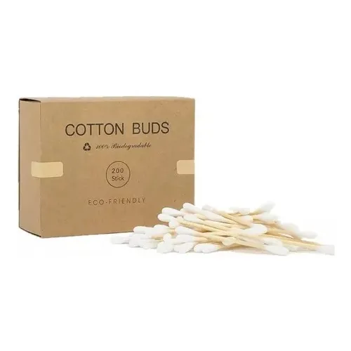 Hisopos Ecológicos Bambú X 200 - Unidad a $37