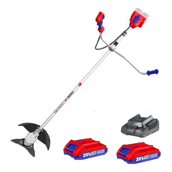 Desmalezadora Inalambrica 40v Con Baterias Y Cargador Emtop