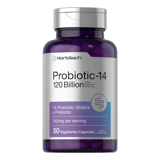 Suplemento Probiotic-14 120 Billion Ufc 14 Cepas 50 Cap