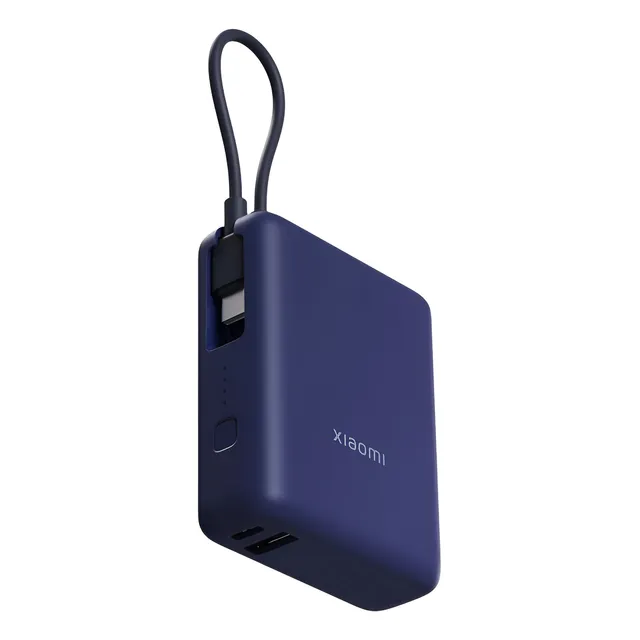 Xiaomi Power Bank 33w 10000mah Azul Con Cable Integrado Azul