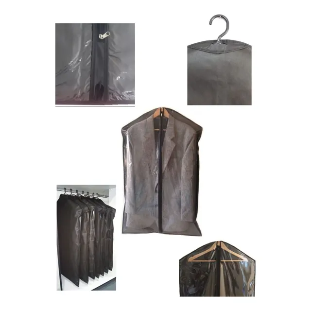 10 Capas Terno C/ Ziper Impermeável Roupa Blazer Viagem