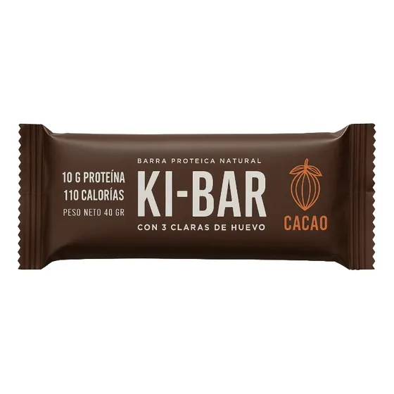 Ki Bar Barritas Proteicas Cacao 3 Clara De Huevo Pack X10