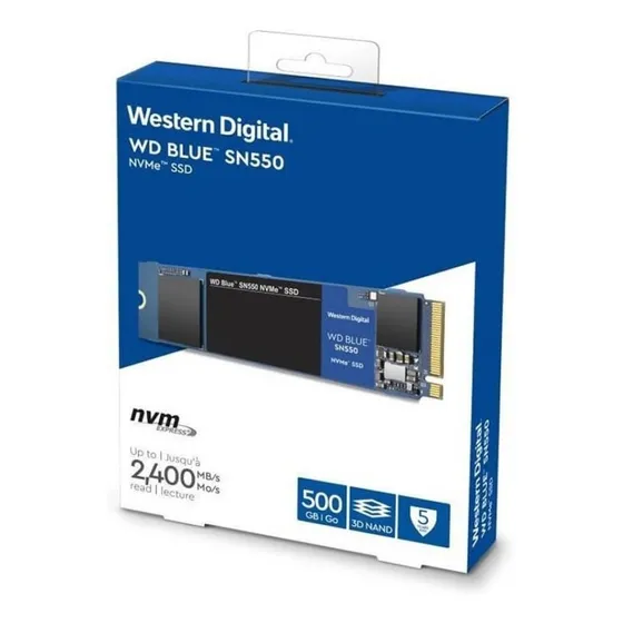 Disco Solido Ssd Western Digital 500gb Nvme M.2 2280 Blue