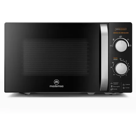 Microondas Mademsa 20 Litros Manual Mm20fbm Negro