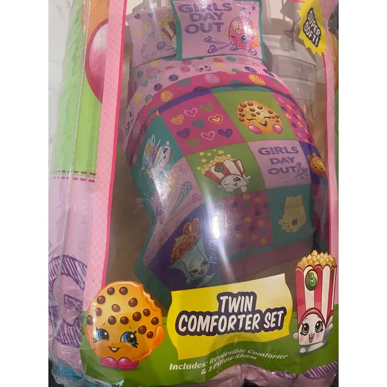 Edredón Infantil Individual Niñas Shopkins