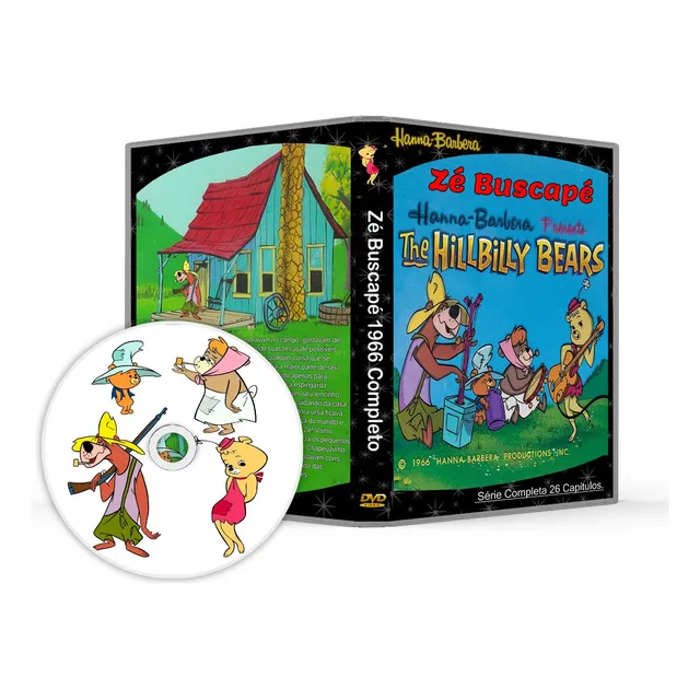 Dvd Zé Buscapé Familia Buscape 1966 Hanna Barbera Completo