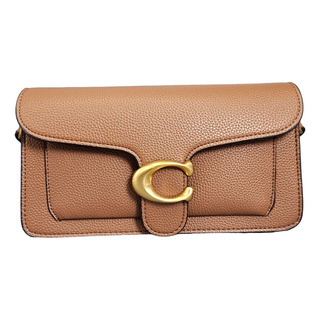Bolso De Hombro Coach Tabby 26 Elegante Y Atemporal Marrón Lisa Oro Marrón Bolso De Hombro Coach Tabby 26 Elegante Y Atemporal Marrón Lisa Oro Marrón