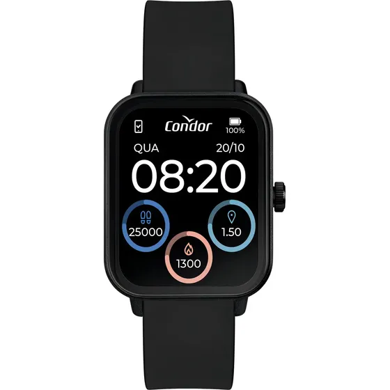 Smartwatch Relógio Condor Preto - Cosmart1aa/8p