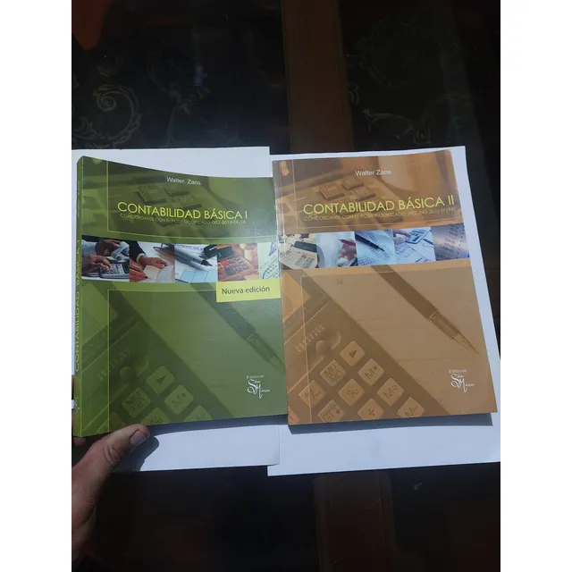 Libro Contabilidad Básica 2 Tomos Walter Zans