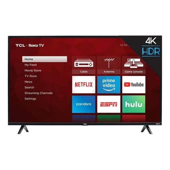Smart TV de 55" TCL 4-Series 55S425 con pantalla LED 4K