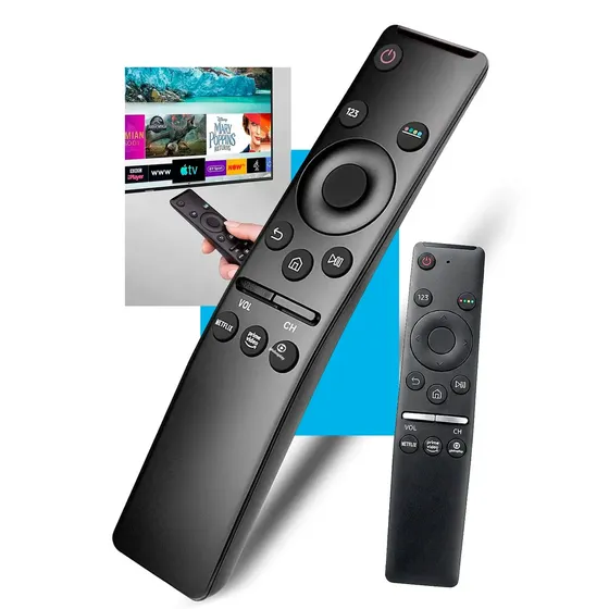 Controle Remoto Para Tv Samsung Smart 4k Teclas Prime Video Netflix Globoplay Compatível Com Vários Modelos De Tv Samsung Sem Programação Substituição Imediata
