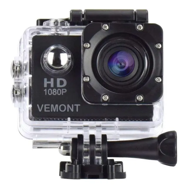 Camara De Accion Vemont 1080p 12 Mp Full Hd 2 Pulgadas