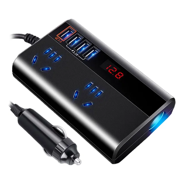 Inversor Convertidor De Corriente 12/24v A 220v 200w 