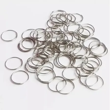 1.000 Argolas De Aço Inox 10 Mm Cristais Lustres.