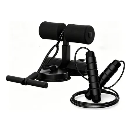 Equipamento Auxiliar Deabdominais Fitness Muscular Abdominal Preto