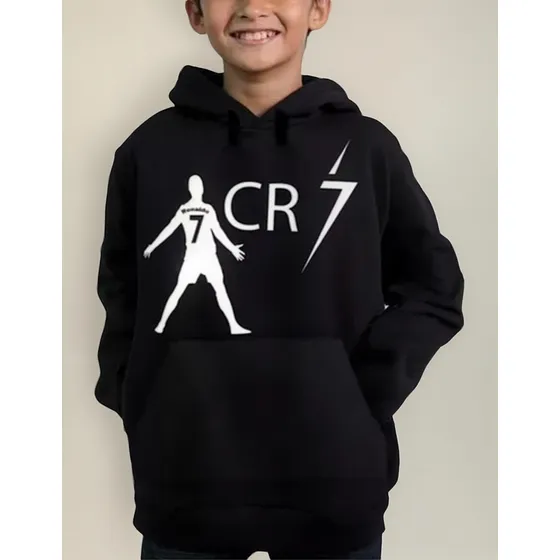  Moletom Cr7 Infantil  Vista A Magia Do Futebol! 