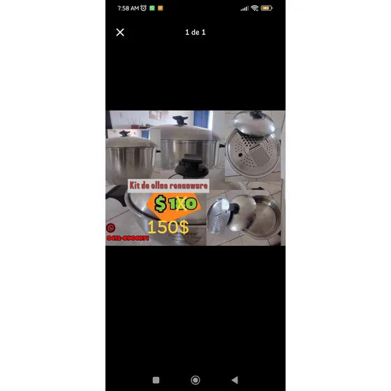 Olla Renaware 12 Lts Y 3 Lts - Cocina Eficiente