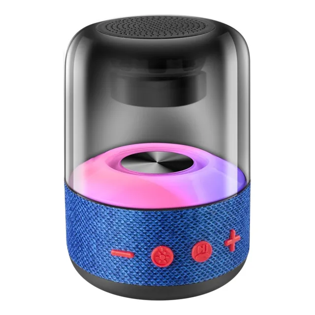Altavoz Bluetooth Portátil Con Luz Led Fresca Bluetooth 5.1e