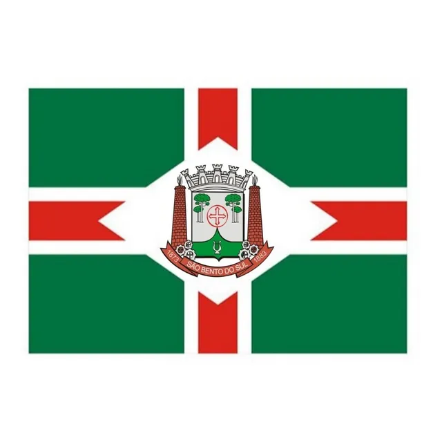 Bandeira Cidade São Bento Do Sul Sc 1x1,45m