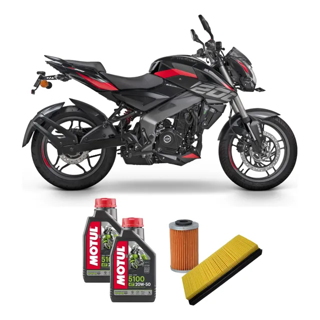 Kit Mantencion Ns 200 Pulsar Bajaj Motul 20w50 - Filtro