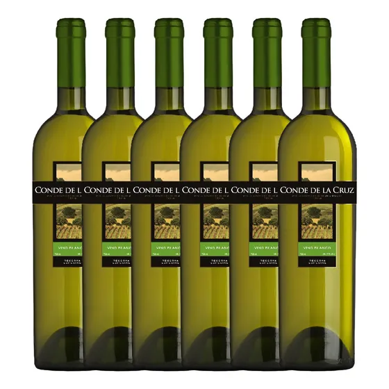 Vino Conde De La Cruz Blanco 750ml X 6 Unidades