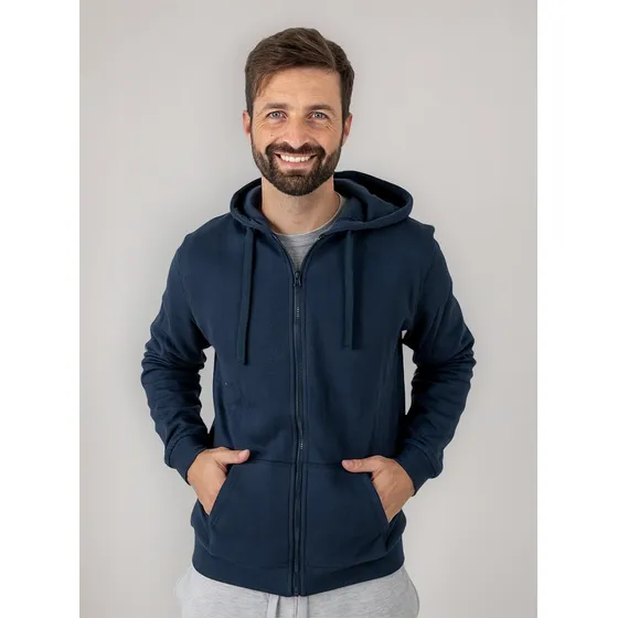 Canguro Jogging Con Cierre, Deportivo Felpa, Vm Uniformes