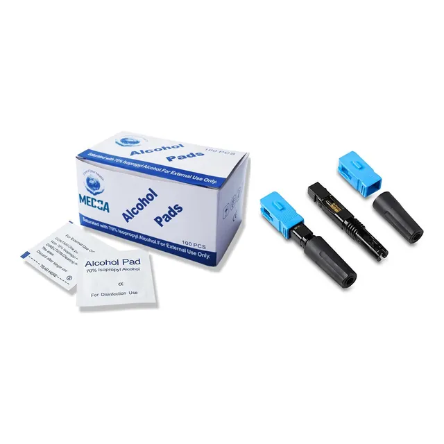 Conector De Fibra Optica Sc Upc (3.00mm) 50 Pz