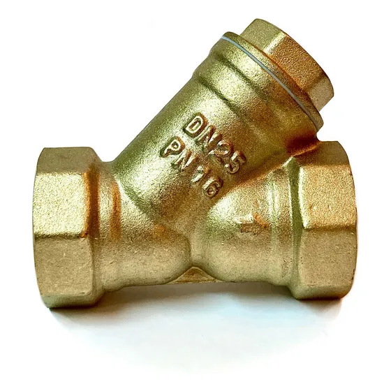 Filtro Y 1 Polegada Latão Com Tela De Aço Inox Bsp Emmeti