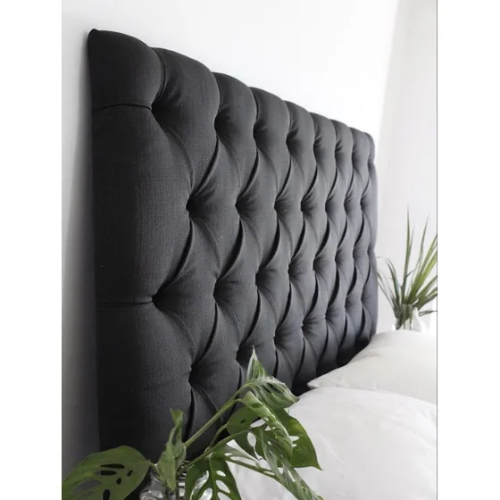 Respaldo Multicapitone 200x130 Chenille Alpha O Pana