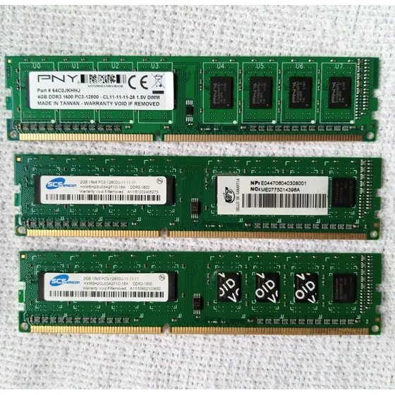 Memoria Ram Ddr3 4 Gb 1600 Mhz Para Pc De Escritorio