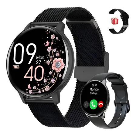 Relógio Smartwatch Original Relógios Inteligentes Bluetooth Preto Preto Preto Preto