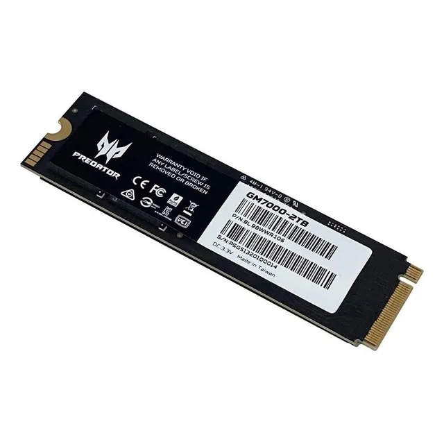 Ssd Acer Predator Gm-7000 Nvme, 2tb, Pci Express 4.0, M.2