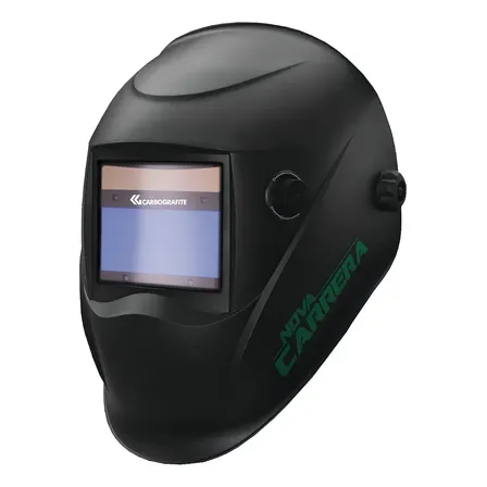 Mascara De Solda Automática Regulagem 9 A 13 Carbografite Cor Preto Liso