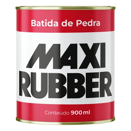 Batida De Pedra Branco 900ml Tinta Emborrachamen Maxi Rubber