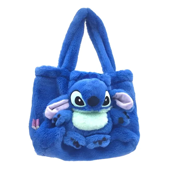 Bolso Stitch Peludita 28 Cm St029