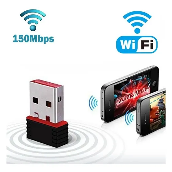 Mini Wifi Usb Tarjeta Antena Pendrive 300mbps 802 11n 