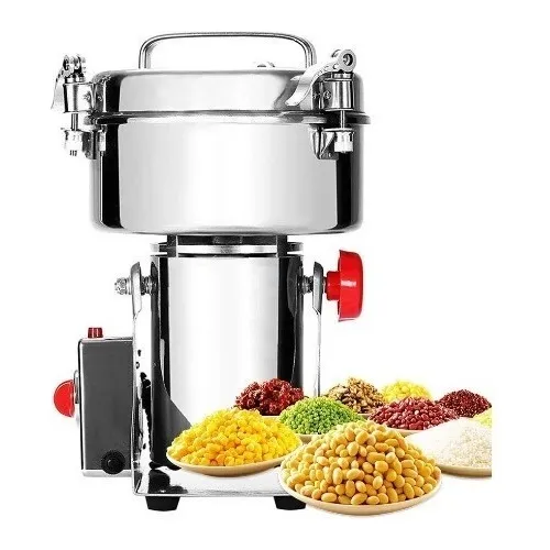 Molino Pulverizador Eléctrico Semillas Hierbas, Granos 2500g