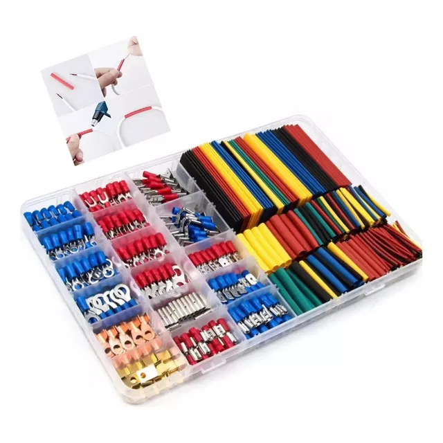 Pack 678 Pcs Tubos Termocontraible Retráctil Colores Mixtos