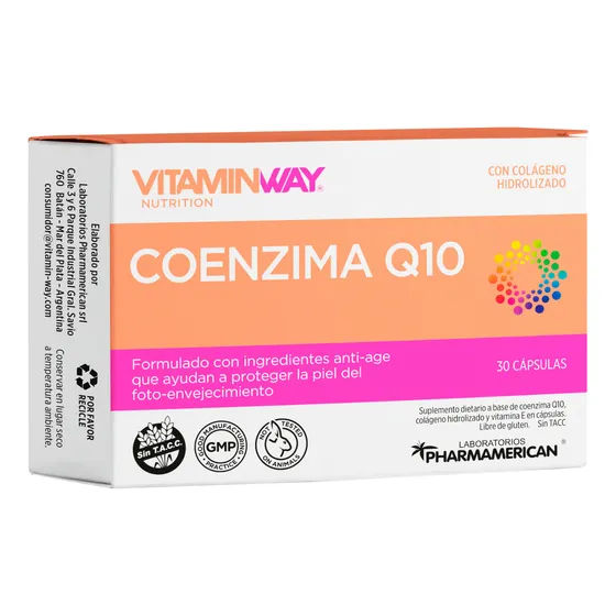 Vitamin Way Coenzima Q10 Antiage Antioxidante Piel 30c