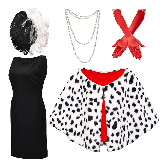 Disfraces De Halloween Para Mujer - Chal Dálmata, Disfraz