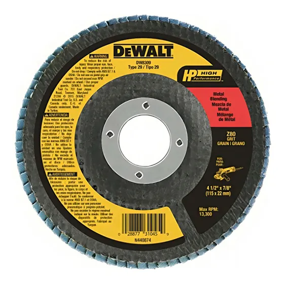 Dewalt Disco Laminado De Desbaste Y Pulido 4-1/2 Pulgadas
